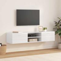 TV-kast met lade Betongrijs 150 x 39 x 30 cm Bewerkt hout