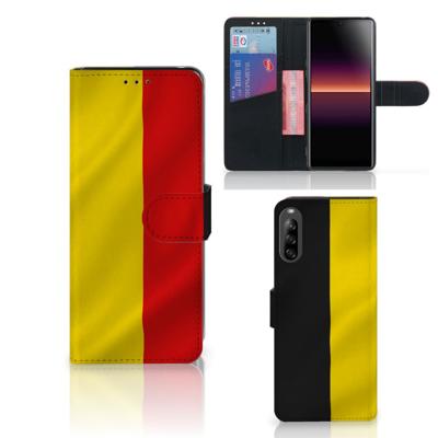 Sony Xperia L4 | Bookstyle Case | Belgische Vlag