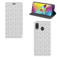 Samsung Galaxy M20 | Hoesje met Magneet | Stripes Dots