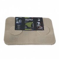 StayPut Antislip placemat en onderzetter set crème - thumbnail