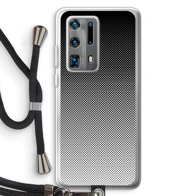Musketon Halftone: Huawei P40 Pro Plus Transparant Hoesje met koord