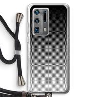 Musketon Halftone: Huawei P40 Pro Plus Transparant Hoesje met koord