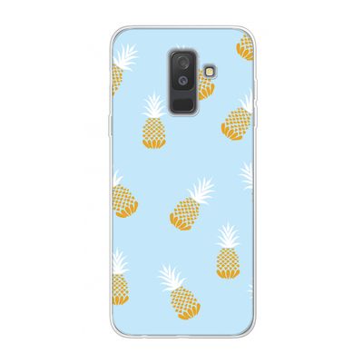 Ananasjes: Samsung Galaxy A6 Plus (2018) Transparant Hoesje