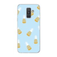 Ananasjes: Samsung Galaxy A6 Plus (2018) Transparant Hoesje