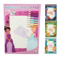 Craft Universe magic scratch a5 boekje 4 assorti | 36 stuks