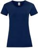 Fruit Of The Loom F131 Ladies´ Iconic T - Navy - XS