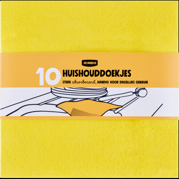 Jumbo Huishouddoekjes 10 Stuks