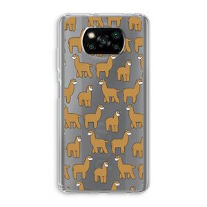Alpacas: Xiaomi Poco X3 NFC Transparant Hoesje