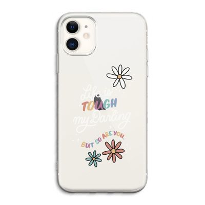 Tough Life: iPhone 11 Transparant Hoesje