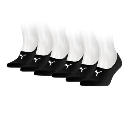 Puma Footies 6-pack Unisex Zwart-35/38