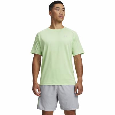 Under Armour Tech Textured Woven Trainingsset Lichtgroen Zilver Grijs