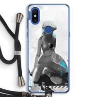 I will not feel a thing: Xiaomi Mi Mix 3 Transparant Hoesje met koord