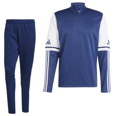adidas Squadra 25 Trainingspak 1/4-Zip Donkerblauw Wit