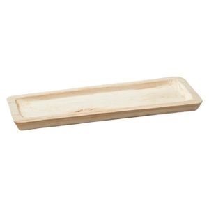 Rechthoekig kaarsenbord/kaarsenplateau hout 50 x 3 x 17 cm   -