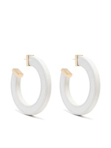 Jacquemus boucles d'oreilles La Creole Linu - Blanc