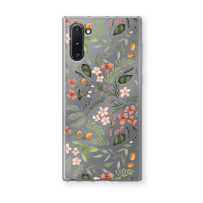 Sweet little flowers: Samsung Galaxy Note 10 Transparant Hoesje