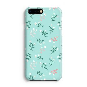 Small white flowers: iPhone 8 Plus Volledig Geprint Hoesje