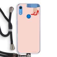 High heels: Huawei Y6s Transparant Hoesje met koord