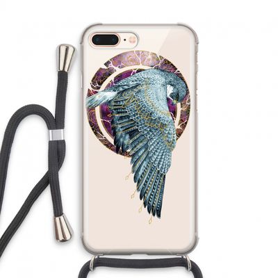 Golden Falcon: iPhone 8 Plus Transparant Hoesje met koord