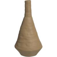 Leen Bakker - Vaas Nora - Bronskleurig - 30,2xØ15 Cm - Keramiek - Bruin#Bronskleurig - H30.2 Cm