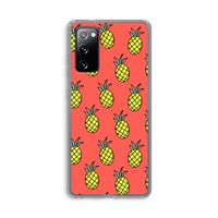Ananas: Samsung Galaxy S20 FE / S20 FE 5G Transparant Hoesje