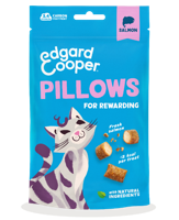 Edgard & Cooper Pillows Zalm kattensnacks 60 gram Edgard & Cooper Pillows Zalm kattensnacks 60 gram