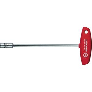 Wiha Sechskant-Steckschlüssel 17x125mm T-Griff plus6 Dopschroevendraaier Werkplaats Sleutelbreedte (metrisch): 17 mm Koplengte: 125 mm