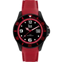 Ice-Watch Ice Steel Large Black Red Horloge - thumbnail