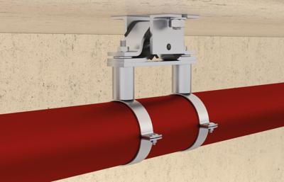 Fischer 512722 hanger & klem voor loodgieterswerk Slangklem