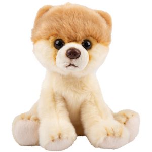 Pluche knuffel dieren Pomeranian/Dwergkeeshond 13 cm