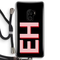 Monogram: Xiaomi Mi Mix 2 Transparant Hoesje met koord
