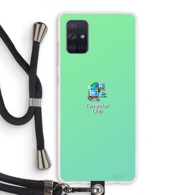 Win98: Samsung Galaxy A71 Transparant Hoesje met koord