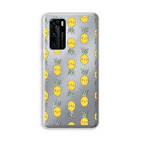 Ananas: Huawei P40 Transparant Hoesje