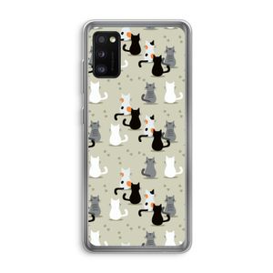 Katten: Samsung Galaxy A41 Transparant Hoesje