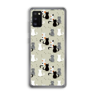 Katten: Samsung Galaxy A41 Transparant Hoesje