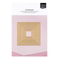 Vaessen Creative • essentials snijmallen vierkant 8st.