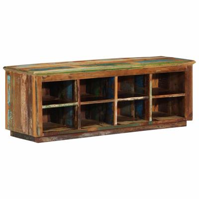 Schoenenkast Bruin 110 x 35 x 40 cm Massief gerecycled hout