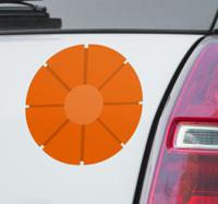 Nederlandse kokarde autosticker