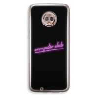 Vice Black: Motorola Moto G6 Transparant Hoesje