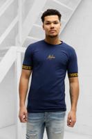 Malelions Venetian T-Shirt Heren Donkerblauw - Maat L - Kleur: Donkerblauw | Soccerfanshop