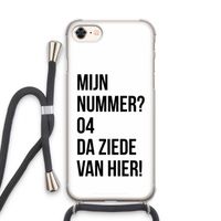 Da ziede van hier: iPhone 7 Transparant Hoesje met koord