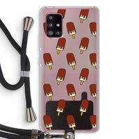 Yummy: Samsung Galaxy A51 5G Transparant Hoesje met koord