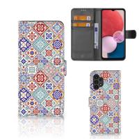 Samsung Galaxy A13 (4G) | Bookcase | Tiles Color | Portemonnee hoesje