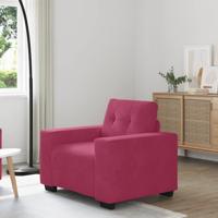 Sofastoel Wijnrood 60 cm Fluweel