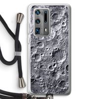 Maanlandschap: Huawei P40 Pro Plus Transparant Hoesje met koord