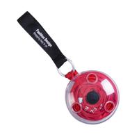 Draagbare Tote in zakje herbruikbare vouwen Carabiner boodschappentas (rood)