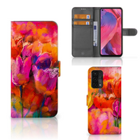 Hoesje OPPO A54 5G | A74 5G | A93 5G Tulips