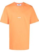 MSGM t-shirt à logo imprimé - Orange