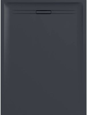 Geberit Sestra Douchevloer 90x100 cm Grafiet/Leisteen