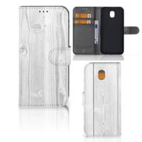 Samsung Galaxy J5 2017 | Book Style Case | White Wood